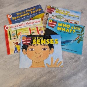Let's Read and Find Out Science Book Set for First Graders (Homeschool)